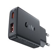 Acumulator priza tip C, USB PD30W, Acefast A69, GaN, negru