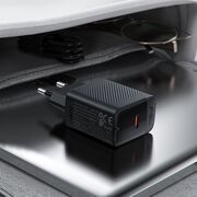 Incarcator GaN Type-C, 20W Power Delivery, Acefast A82, negru