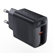 Incarcator GaN Type-C, 20W Power Delivery, Acefast A82, negru