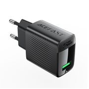 Incarcator tip USB 18W Quick Charge GaN, Acefast A90, negru