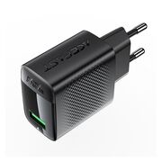 Incarcator tip USB 18W Quick Charge GaN, Acefast A90, negru