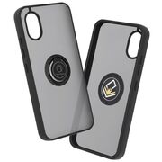 Husa de protectie pentru  Samsung Galaxy Xcover7 premium cu inel stand rotativ, suport magnetic si bumper anti-alunecare - negru