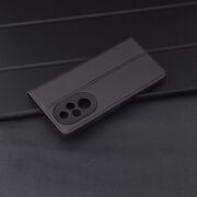 Husa pentru  Honor 200 Pro tip carte BookFlip, inchidere magnetica, negru