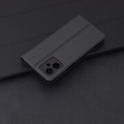 Husa pentru  Motorola Moto G54, G54 Power Edition tip carte BookFlip, inchidere magnetica, negru