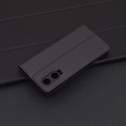 Husa pentru  OnePlus Nord CE4 Lite tip carte BookFlip, inchidere magnetica, negru