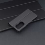 Husa pentru  Oppo Reno 10, Reno 10 Pro tip carte BookFlip, inchidere magnetica, negru