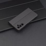 Husa pentru  Samsung Galaxy A15 tip carte BookFlip, inchidere magnetica, negru