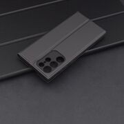 Husa pentru  Samsung Galaxy S22 Ultra 5G tip carte BookFlip, inchidere magnetica, negru