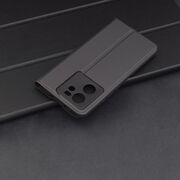 Husa pentru  Xiaomi 13T, 13T Pro tip carte BookFlip, inchidere magnetica, negru