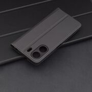 Husa pentru  Xiaomi Redmi 13C tip carte BookFlip, inchidere magnetica, negru
