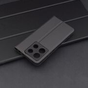 Husa pentru  Xiaomi Redmi Note 13 Pro 5G tip carte BookFlip, inchidere magnetica, negru