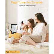 Telecomandă pentru schimbarea paginilor la Kindle, Forward Page Turner, inel wireless pentru derulare pe TikTok pentru iOS si Android, telecomandă pentru fotografii și înregistrare video - negru