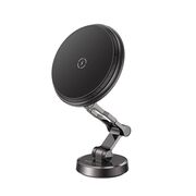 Suport auto wireless charging Acefast D30, rotire 360°, negru