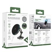 Suport auto wireless charging Acefast D30, rotire 360°, negru