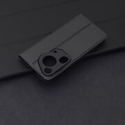 Husa pentru  Huawei Pura 70 Ultra tip carte BookFlip, inchidere magnetica, negru