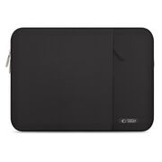 Husă Laptop 13-14" Slim SoftTouch – Design Elegant, Protecție Premium, Compartiment Accesorii, Ideală pentru MacBook, ASUS, Lenovo, HP, Dell, negru