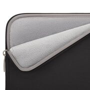 Husă Laptop 13-14" Slim SoftTouch – Design Elegant, Protecție Premium, Compartiment Accesorii, Ideală pentru MacBook, ASUS, Lenovo, HP, Dell, negru