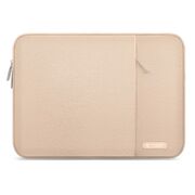 Husă Laptop 13-14" Slim SoftTouch – Design Elegant, Protecție Premium, Compartiment Accesorii, Ideală pentru MacBook, ASUS, Lenovo, HP, Dell, caffe latte
