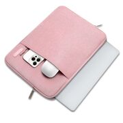 Husă Laptop 13-14" Slim SoftTouch – Design Elegant, Protecție Premium, Compartiment Accesorii, Ideală pentru MacBook, ASUS, Lenovo, HP, Dell, dusty rose