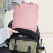 Husă Laptop 13-14" Slim SoftTouch – Design Elegant, Protecție Premium, Compartiment Accesorii, Ideală pentru MacBook, ASUS, Lenovo, HP, Dell, dusty rose