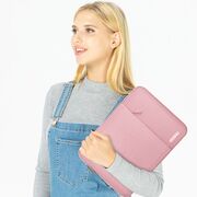 Husă Laptop 13-14" Slim SoftTouch – Design Elegant, Protecție Premium, Compartiment Accesorii, Ideală pentru MacBook, ASUS, Lenovo, HP, Dell, dusty rose