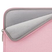 Husă Laptop 13-14" Slim SoftTouch – Design Elegant, Protecție Premium, Compartiment Accesorii, Ideală pentru MacBook, ASUS, Lenovo, HP, Dell, dusty rose