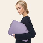 Husă Laptop 13-14" Slim SoftTouch – Design Elegant, Protecție Premium, Compartiment Accesorii, Ideală pentru MacBook, ASUS, Lenovo, HP, Dell, lavanda