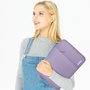 Husă Laptop 13-14" Slim SoftTouch – Design Elegant, Protecție Premium, Compartiment Accesorii, Ideală pentru MacBook, ASUS, Lenovo, HP, Dell, lavanda