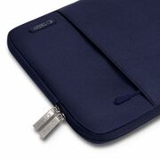 Husă Laptop 13-14" Slim SoftTouch – Design Elegant, Protecție Premium, Compartiment Accesorii, Ideală pentru MacBook, ASUS, Lenovo, HP, Dell, navy blue