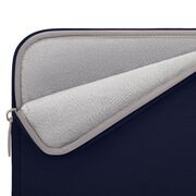 Husă Laptop 13-14" Slim SoftTouch – Design Elegant, Protecție Premium, Compartiment Accesorii, Ideală pentru MacBook, ASUS, Lenovo, HP, Dell, navy blue