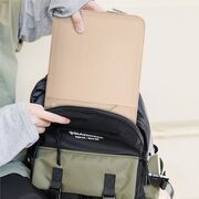 Husă Laptop Slim Business 15-16" – Design Elegant, Protecție Completă, Compartiment Accesorii, Ideală pentru MacBook, Lenovo, ASUS, HP, Dell, caffe latte