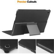 Husa pentru Lenovo Tab Plus 11.5, cu functie wake-up/sleep, tip stand, negru