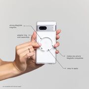 Popsockets original, suport cu functii multiple, Transparent Black