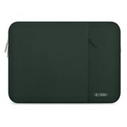 Husă Laptop 13-14" Slim SoftTouch – Design Elegant, Protecție Premium, Compartiment Accesorii, Ideală pentru MacBook, ASUS, Lenovo, HP, Dell, midnight green