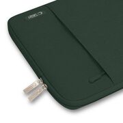 Husă Laptop 13-14" Slim SoftTouch – Design Elegant, Protecție Premium, Compartiment Accesorii, Ideală pentru MacBook, ASUS, Lenovo, HP, Dell, midnight green