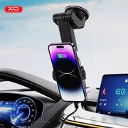 Suport Auto XO WX038 cu Încărcare Wireless - Suport pentru Bord sau Grilă, Încărcător Rapid 15, negru