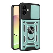Husa pentru  Samsung Galaxy A06 Ring Armor Kickstand Tough Rugged Cover cu protectie camera, verde