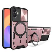 Husa pentru  Samsung Galaxy A06 cu protecție pentru cameră și suport magnetic integrat Ring Shockproof, roz