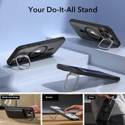 Husa pentru  iPhone 15 Pro Max ESR - Classic Hybrid HaloLock cu Magsafe Kickstand - negru