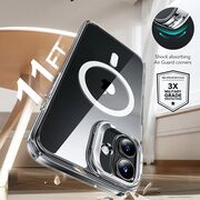 Husa pentru  iPhone 16 Plus - ESR Classic Hybrid HaloLock cu Magsafe si Kickstand - negru