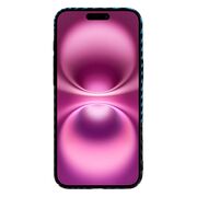Husa pentru  iPhone 16 Plus CarbonFiber UltraSlim, Lightweight, albastru inchis