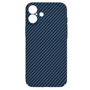 Husa pentru  iPhone 16 Plus CarbonFiber UltraSlim, Lightweight, albastru