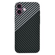 Husa pentru  iPhone 16 Plus CarbonFiber UltraSlim, Lightweight, gri
