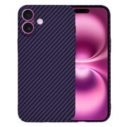 Husa pentru  iPhone 16 Plus CarbonFiber UltraSlim, Lightweight, mov