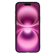 Husa pentru  iPhone 16 Plus CarbonFiber UltraSlim, Lightweight, negru