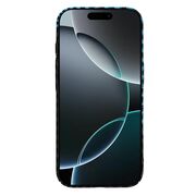 Husa pentru  iPhone 16 Pro CarbonFiber UltraSlim, Lightweight, albastru inchis