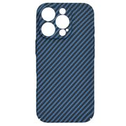 Husa pentru  iPhone 16 Pro CarbonFiber UltraSlim, Lightweight, albastru