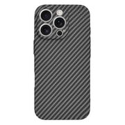 Husa pentru  iPhone 16 Pro CarbonFiber UltraSlim, Lightweight, negru