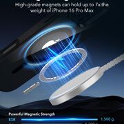 Husa pentru  iPhone 16 Pro Max - ESR Classic Hybrid HaloLock cu Magsafe - negru