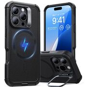 Husa pentru  iPhone 16 Pro Max - ESR Cyber Armor Kickstand cu Magsafe - negru